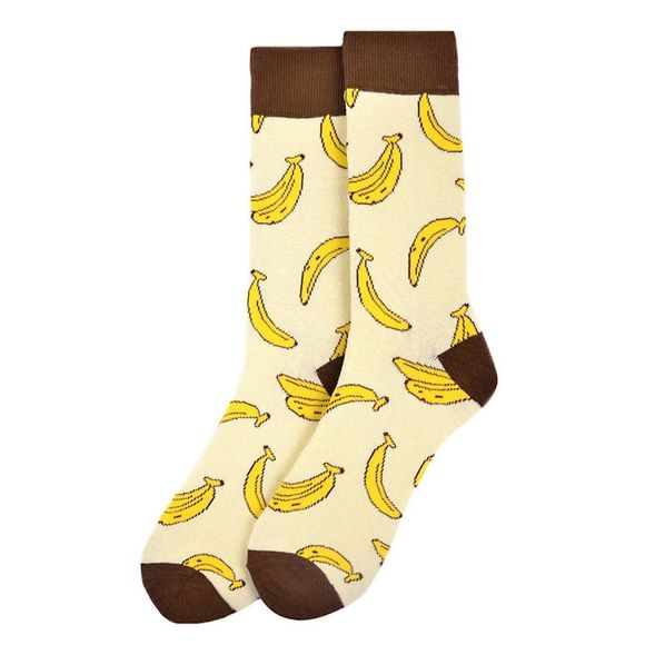 Men's Crew Socks -Bananas - NWT - Picture 1 of 6